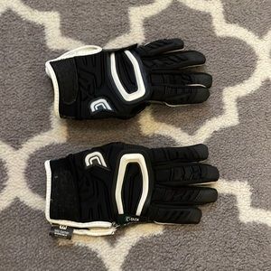 Football gloves, youth medium